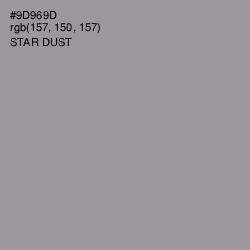 #9D969D - Star Dust Color Image